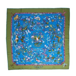 Hermes silk scarf